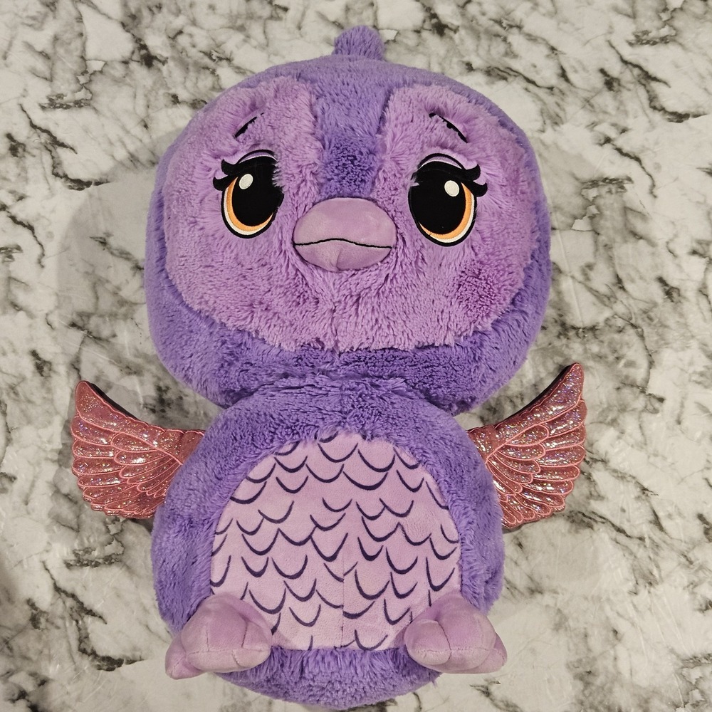 Hatchimals Jumbo Plush 25" Purple Pink Wings Large 2018 Spin Master
